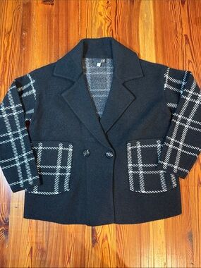 KUT from the Kloth Azalea Knit Sweater Coat, Size Small